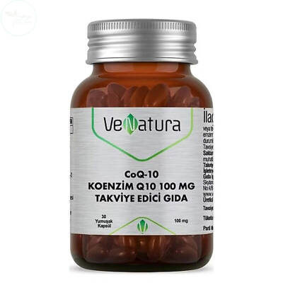 VeNatura Koenzim Q10 100 mg 30 Yumuşak Kapsül - 1
