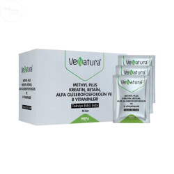 VeNatura Methyl Plus Kreatin-Betain-Alfa Gliserofosfokolin ve B Vitaminleri 30 Saşe - VeNatura 