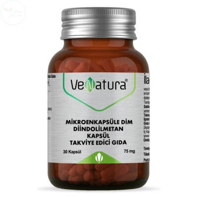 VeNatura Mikroenkapsüle Dim Diindolilmetan Takviye Edici Gıda 30 Kapsül - 1