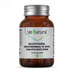 VeNatura Multivitamin, Multimineral ve DHA Takviye Edici Gıda 30 Yumuşak Kapsül - VeNatura 