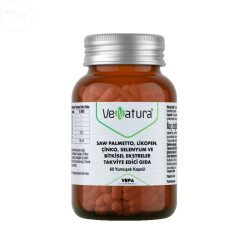 VeNatura Saw Palmetto, Likopen, Çinko, Selenyum ve Bitkisel Ekstreler 60 Kapsül - VeNatura 