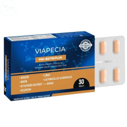 Viapecia Pro-Biotin Plus Takviye Edici Gıda 30 Tablet - Viapecia