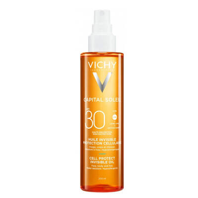 Vichy Capital Soleil Spf30+ Güneş Koruyucu Yağ 200 ml - 1