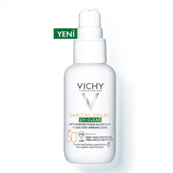 Vichy Capital Soleil UV-Clear Spf 50 Fluid Güneş Koruyucu 40 ml - Vichy