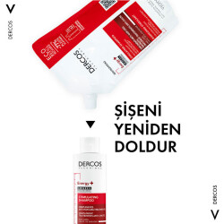 Vichy Dercos Energising Saç Dökülmesine Karşı Şampuan 500 ml ( Yeniden Dolum Paketi ) Refill - 3
