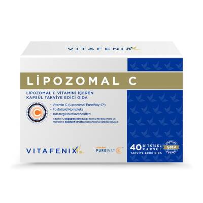 Vitafenix Lipozomal C Vitamini 40 Bitkisel Kapsül - 1
