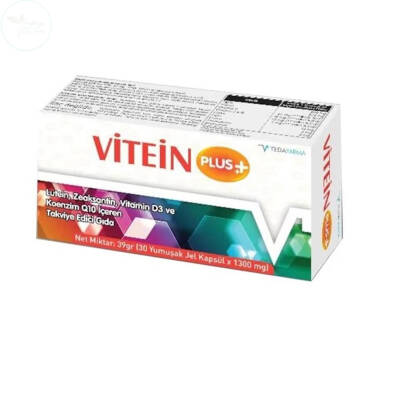 Vitein Plus 30 Yumuşak Jel Kapsül Gıda Takviyesi - 1