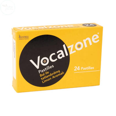 Vocalzone Ballı Limonlu Pastil 24 Adet - 1