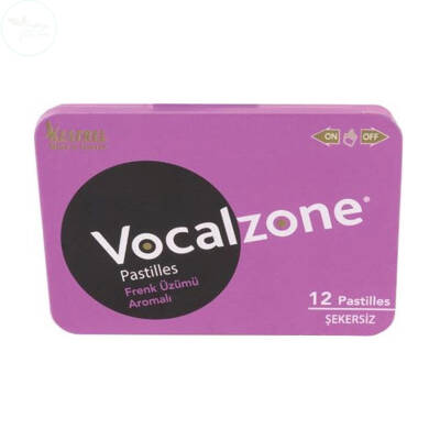 Vocalzone Frenk Üzümü Aromalı Pastil 12 Adet - 1