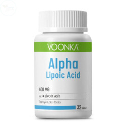Voonka Alpha Lipoic Acid 600mg 32 Kapsül - VOONKA