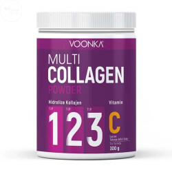 Voonka Multi Collagen Powder Vitamin C İçeren Takviye Edici Gıda 300 gr. - VOONKA