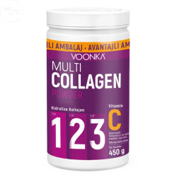 Voonka Multi Collagen Powder Vitamin C İçeren Takviye Edici Gıda 450 gr - VOONKA