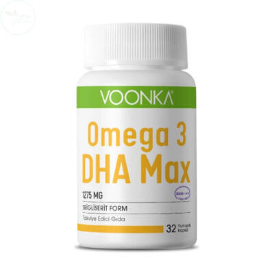 Voonka Omega 3 DHA Max Takviye Edici Gıda 32 Yumuşak Kapsül - 1