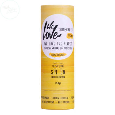 We Love The Planet Natural Sunscreen SPF 30 Stick 50 gr - 1