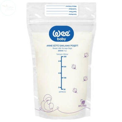 Wee Baby Anne Sütü Saklama Poşeti 20'li - 2