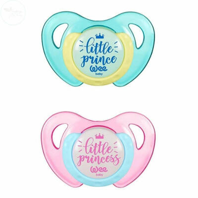 Wee Baby Desenli Kelebek Damaklı Emzik No:2 - 1