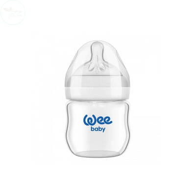 Wee Baby Isıya Dayanıklı Cam Biberon 125 ml - 1