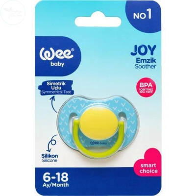 Wee Baby Joy Simetrik Uçlu Emzik No:1 - 1