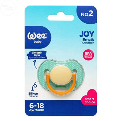Wee Baby Joy Simetrik Uçlu Emzik No:2 - 1