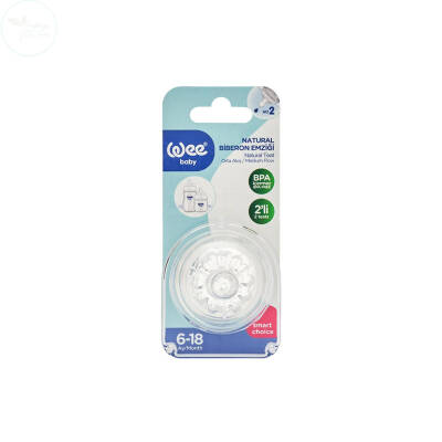 Wee Baby Natural Biberon Emziği NO 2 - 2'li - 1