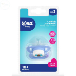 Wee Baby Oval Gövdeli Yuvarlak Uçlu Emzik No:3 - WEE BABY
