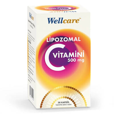 Wellcare Lipozomal C Vitamini 500 mg 30 Kapsül - 1