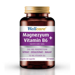 Wellcare Magnezyum Vitamin B6 30 Tablet - Wellcare