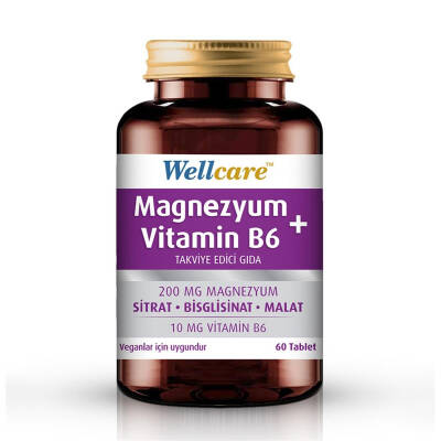 Wellcare Magnezyum Vitamin B6 60 Tablet - 1