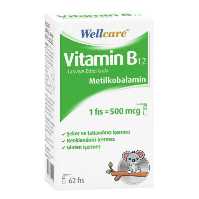 Wellcare Vitamin B12 500 mcg 5 ml - 62 Puff - 1