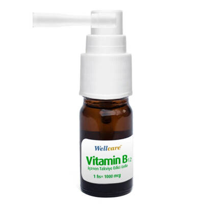 Wellcare Vitamin B12 500 mcg 5 ml - 62 Puff - 2