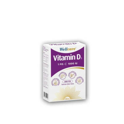 Wellcare Vitamin D3-1000 IU 30 ML Sprey - 1