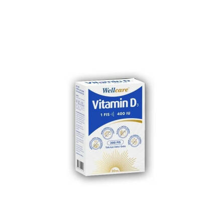 Wellcare Vitamin D3-400 IU 30 ML Sprey - 1
