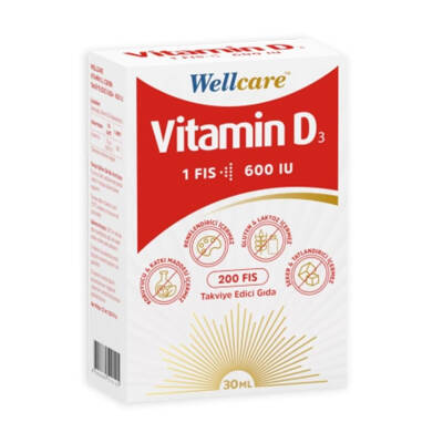 Wellcare Vitamin D3 600 IU Sprey 30 ml - 1