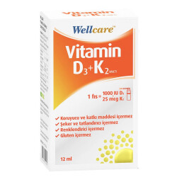 Wellcare Vitamin D3 K2 12 ml - Wellcare