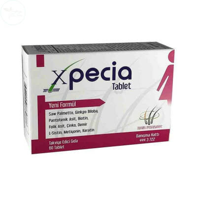 Xpecia Kadın Tipi Saç Dökülmesi için Bitkisel Tablet 60 Adet - 1