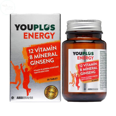 Youplus Energy Vitamin ve Mineral Kompleksi 30 Tablet - 3