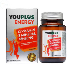 Youplus Energy Vitamin ve Mineral Kompleksi 30 Tablet - 3